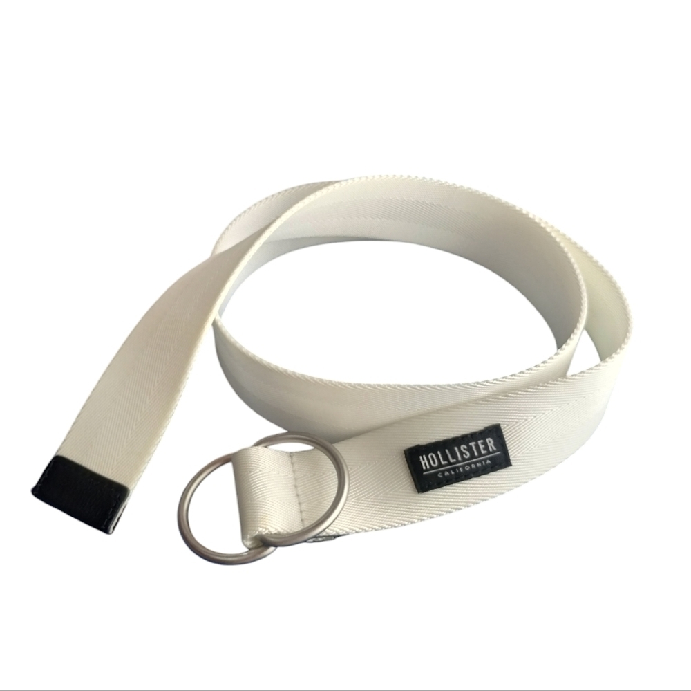 Hollister Double D- Ring Buckle Strap Belt M/L Streetwear, Grungecore Gothcore
